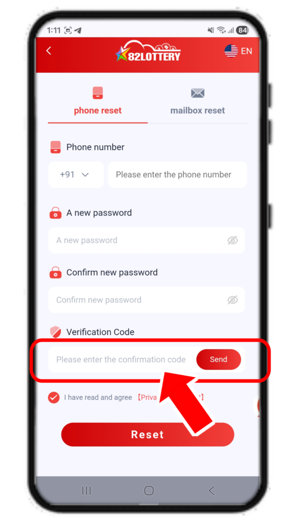 82lottery forgot password