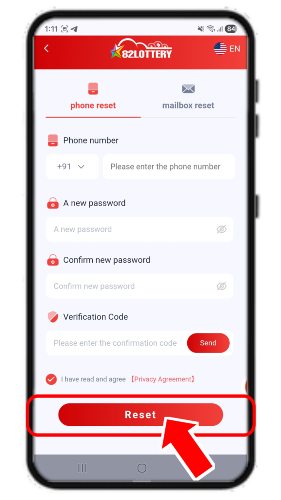 82lottery forgot password